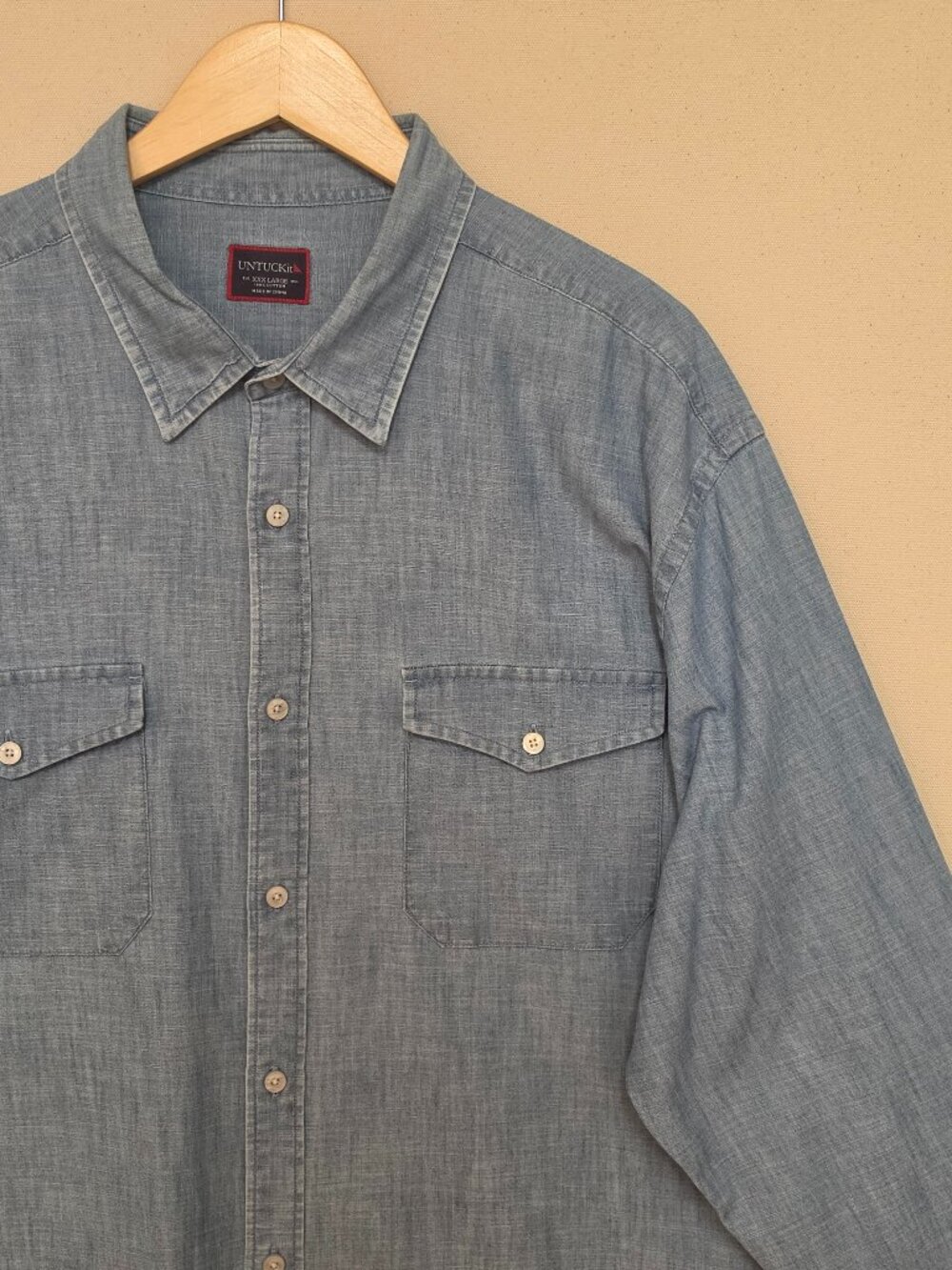 UNTUCKit Chambray Button Down XXXL